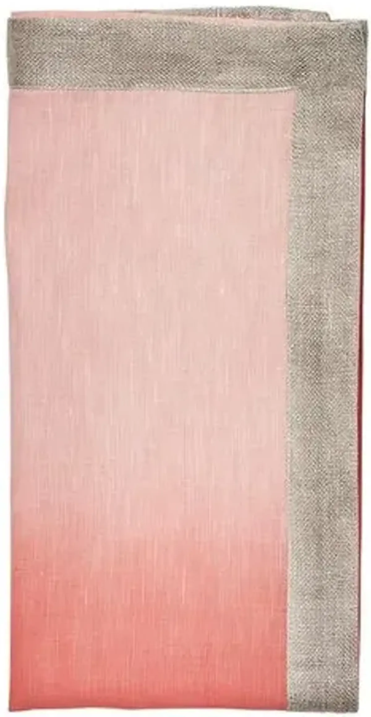 Set of 4 Dip Dye Napkins - Kim Seybert - Pink