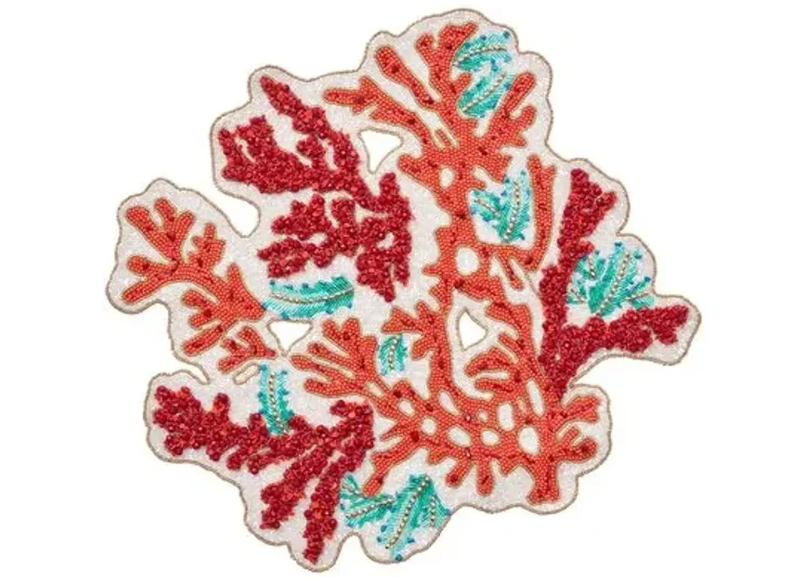 Set of 2 Coral Spray Placemats - Kim Seybert - Multi