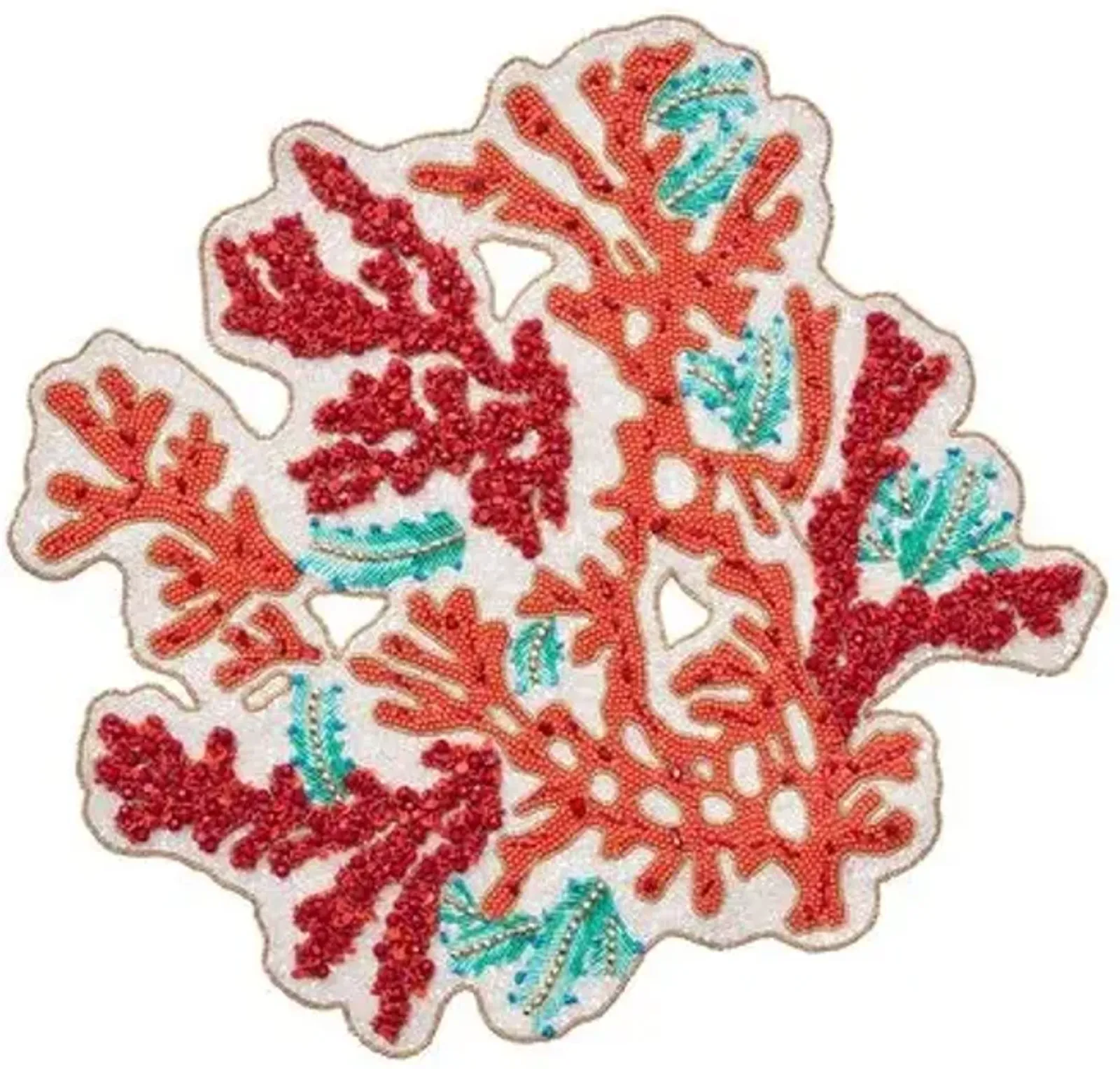 Set of 2 Coral Spray Placemats - Kim Seybert - Multi