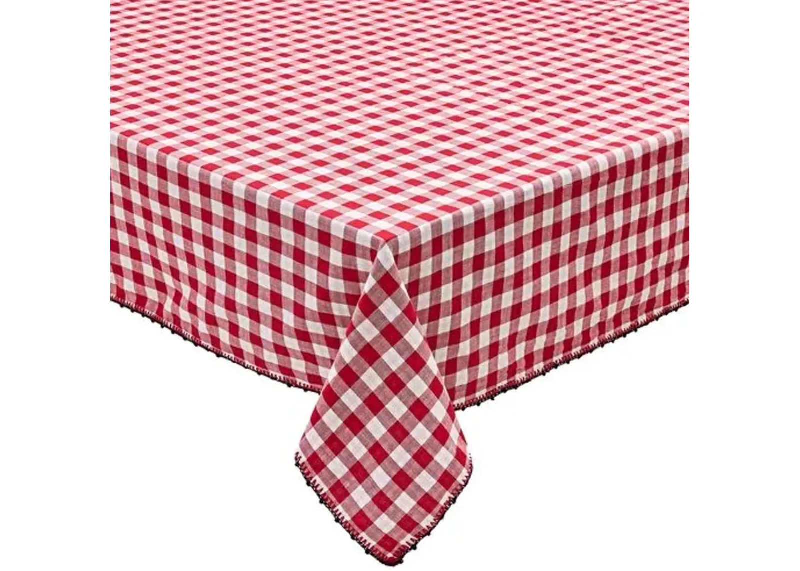 Check Tablecloth in Red & Navy - Kim Seybert