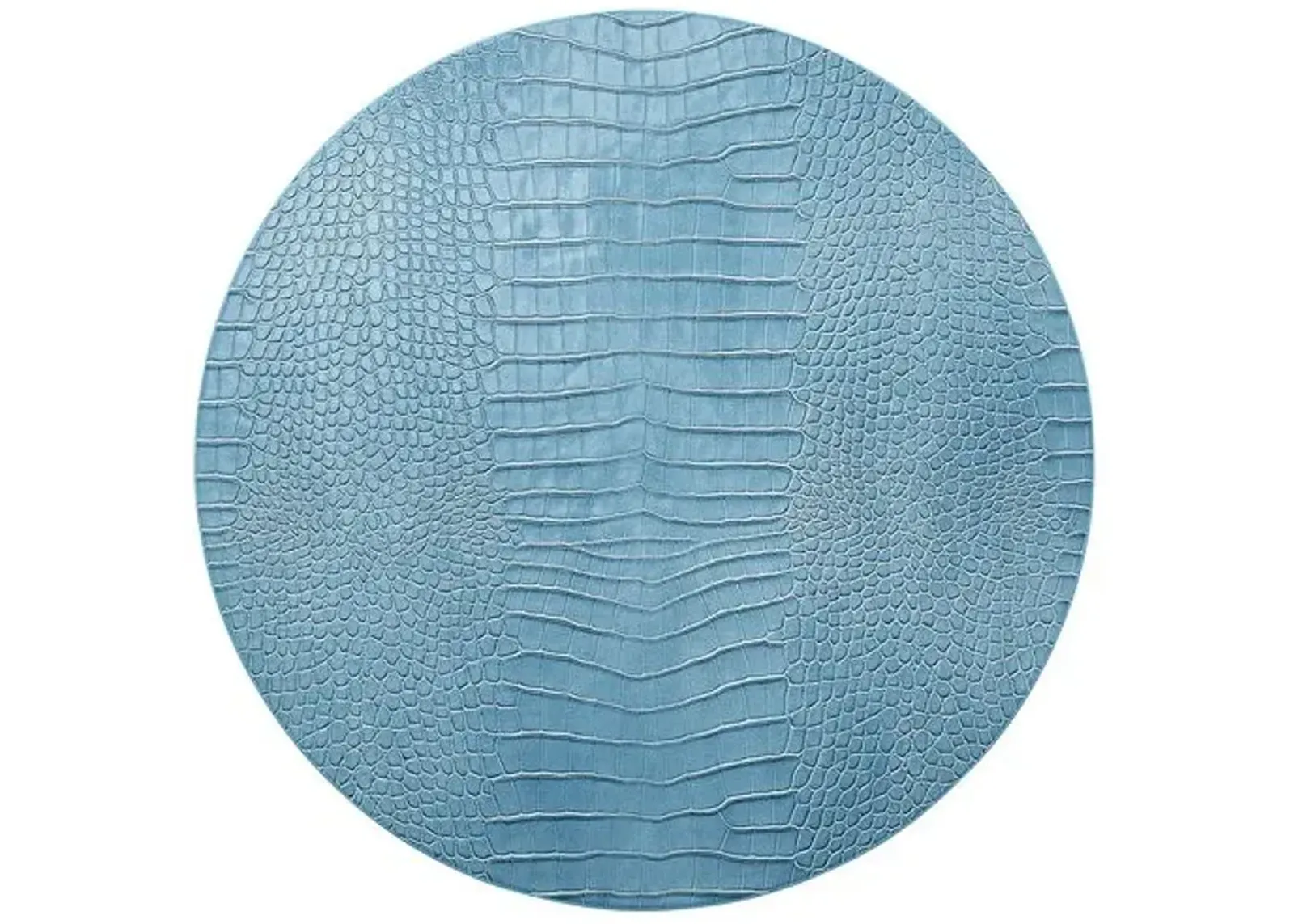 Set of 4 Croco Placemats - Kim Seybert - Blue