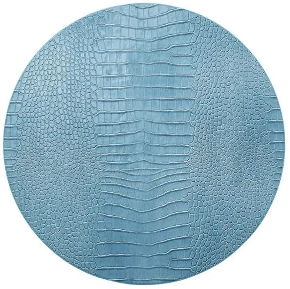 Set of 4 Croco Placemats - Kim Seybert - Blue