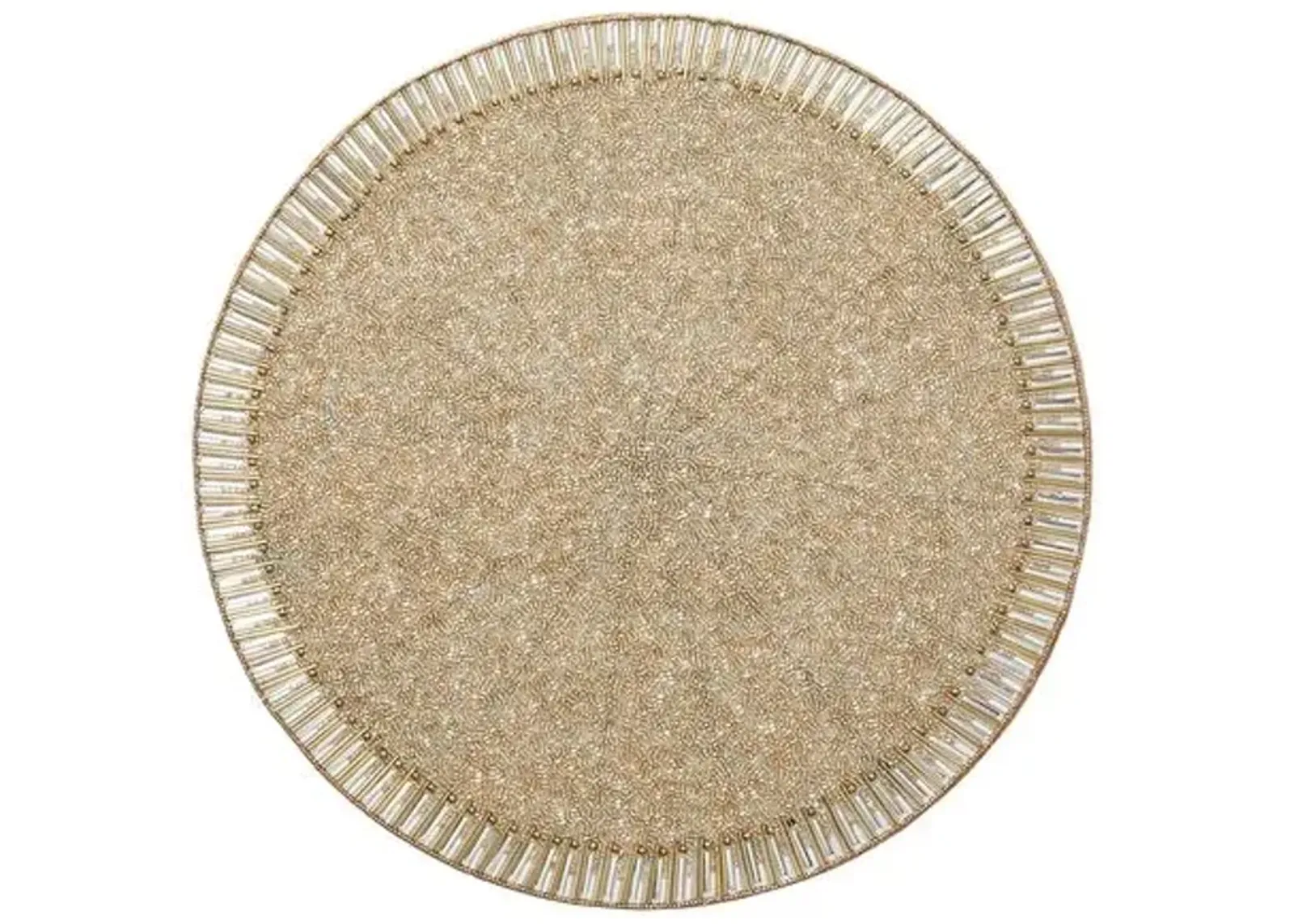 Set of 4 Bevel Placemats - Kim Seybert - Gold