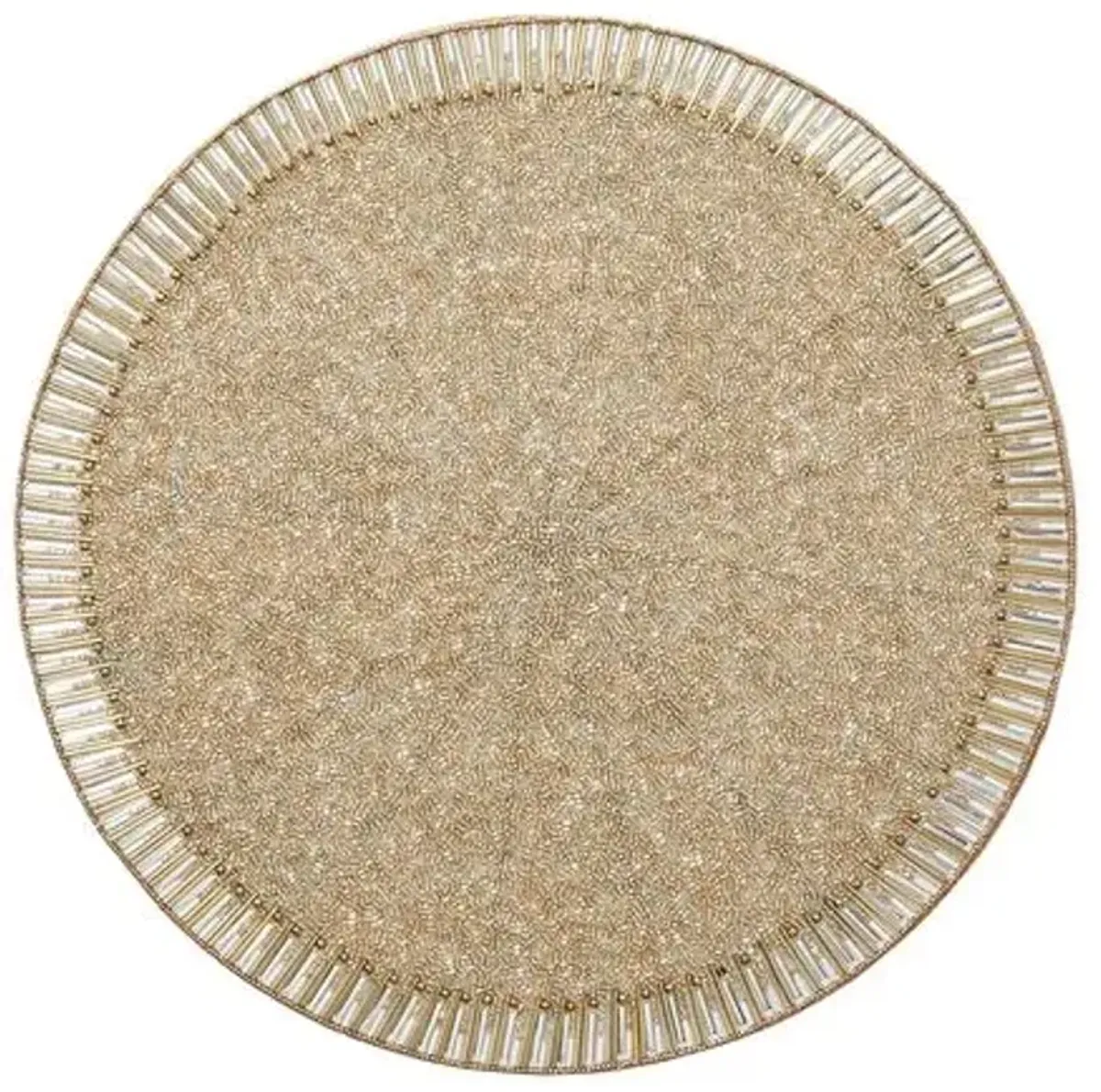 Set of 4 Bevel Placemats - Kim Seybert - Gold