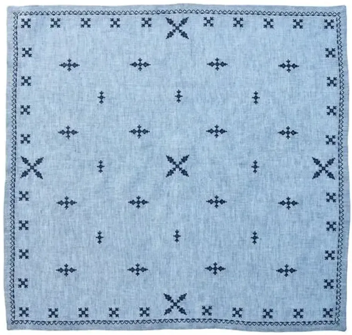 Set of 4 Fez Napkins - Kim Seybert - Blue