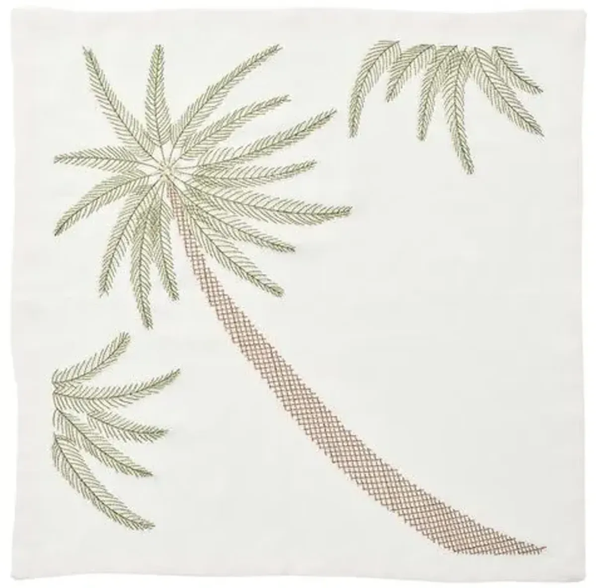 Set of 4 Palm Coast Napkins - Kim Seybert - Green