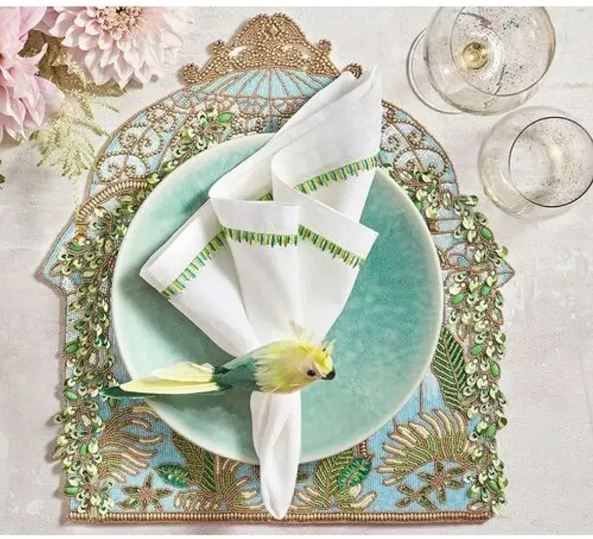 Set of 2 Arbor Placemats - Kim Seybert - Multi