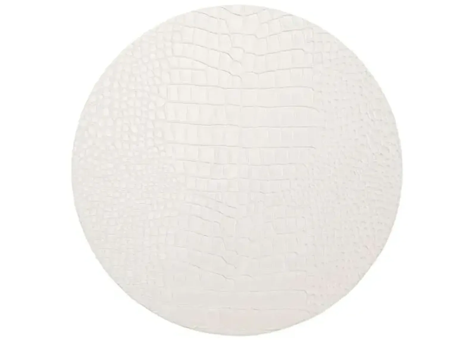 Set of 4 Croco Placemats - Kim Seybert - White