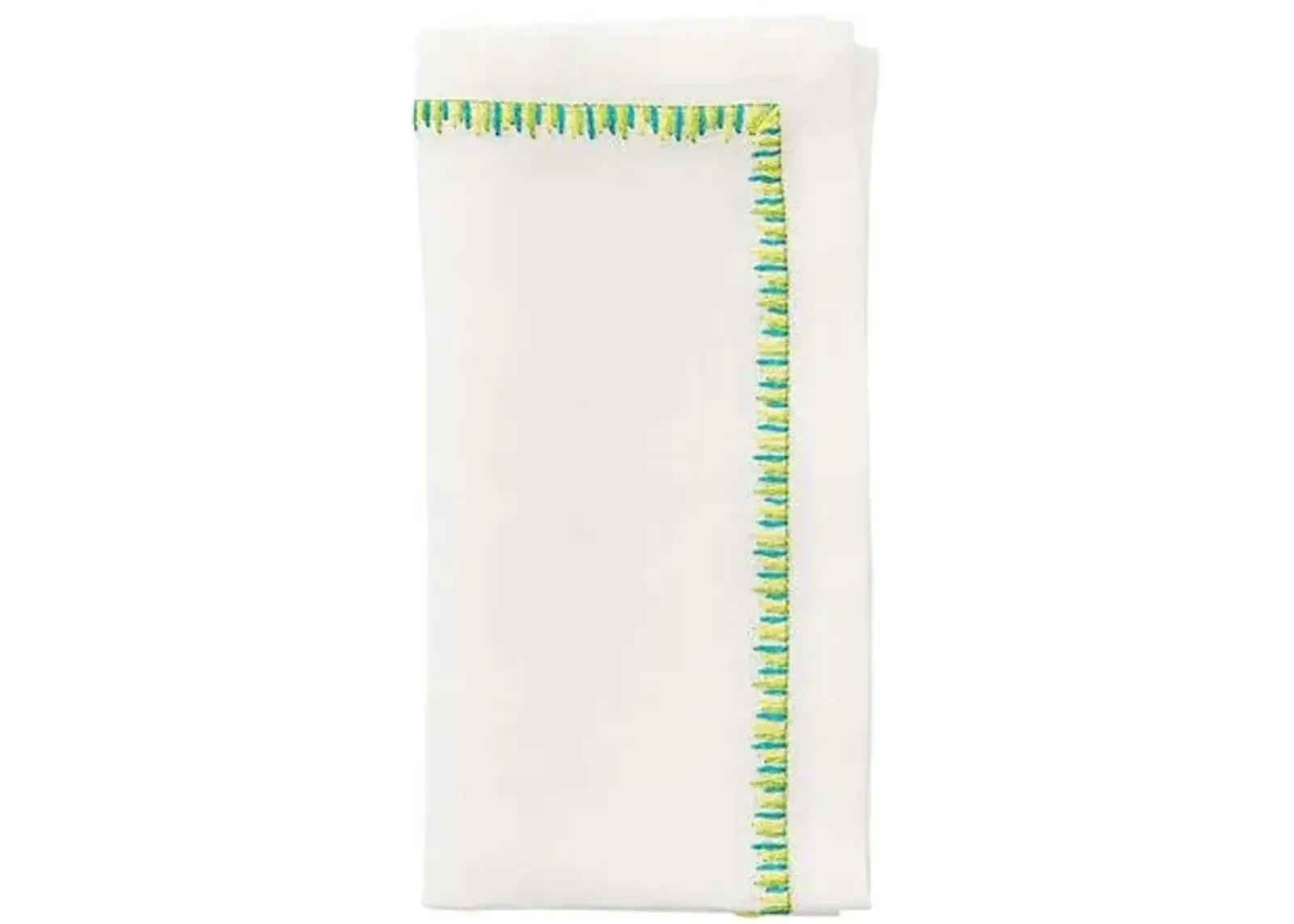 Set of 4 Filament Napkins - Kim Seybert - Green