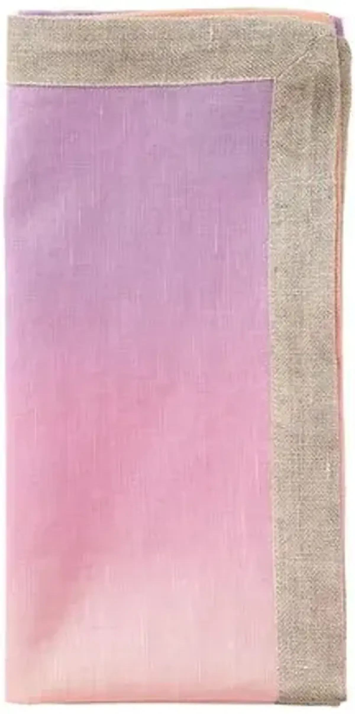 Set of 4 Dip Dye Napkins - Kim Seybert - Pink