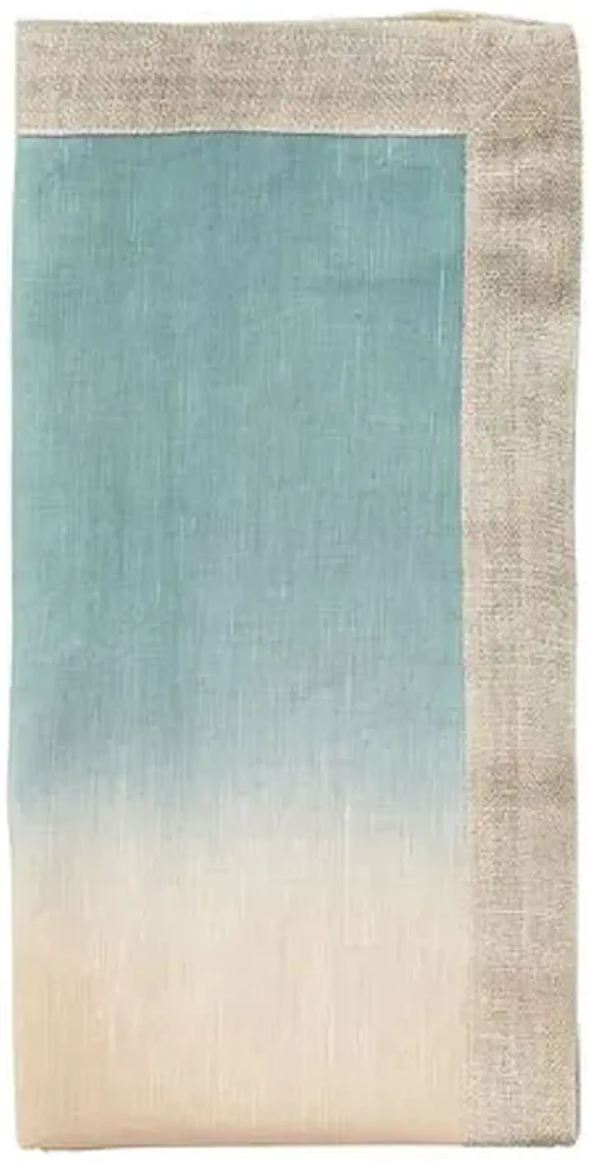 Set of 4 Dip Dye Napkins - Kim Seybert - Blue