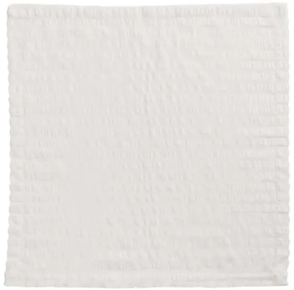 Set of 4 Seersucker Napkins - Kim Seybert - White