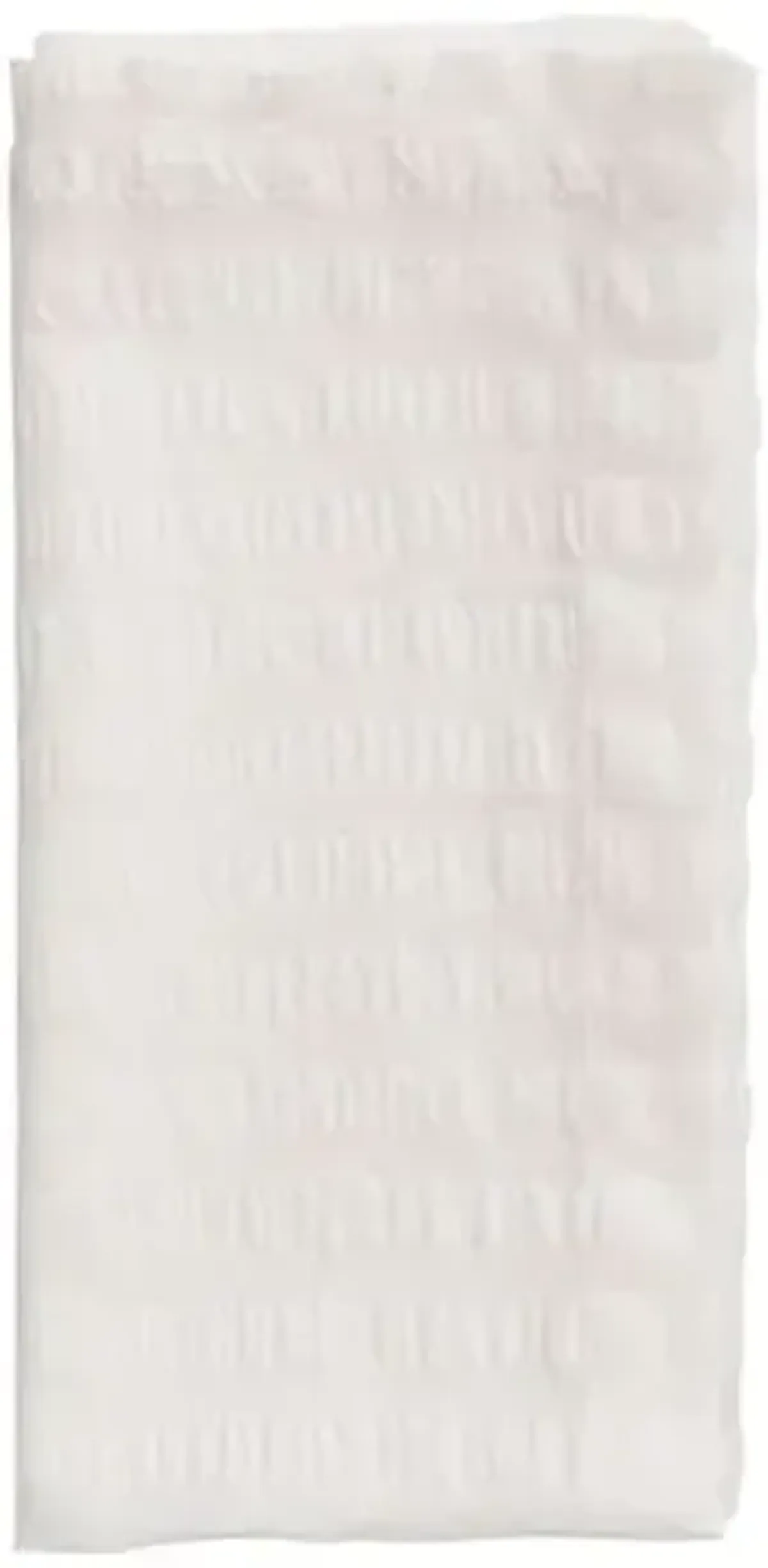 Set of 4 Seersucker Napkins - Kim Seybert - White