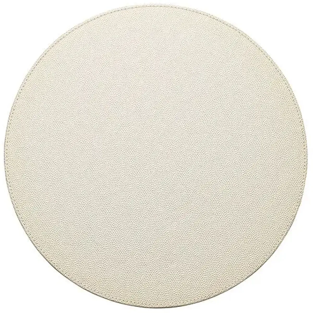 Set of 4 Shagreen Placemats - Kim Seybert - Ivory