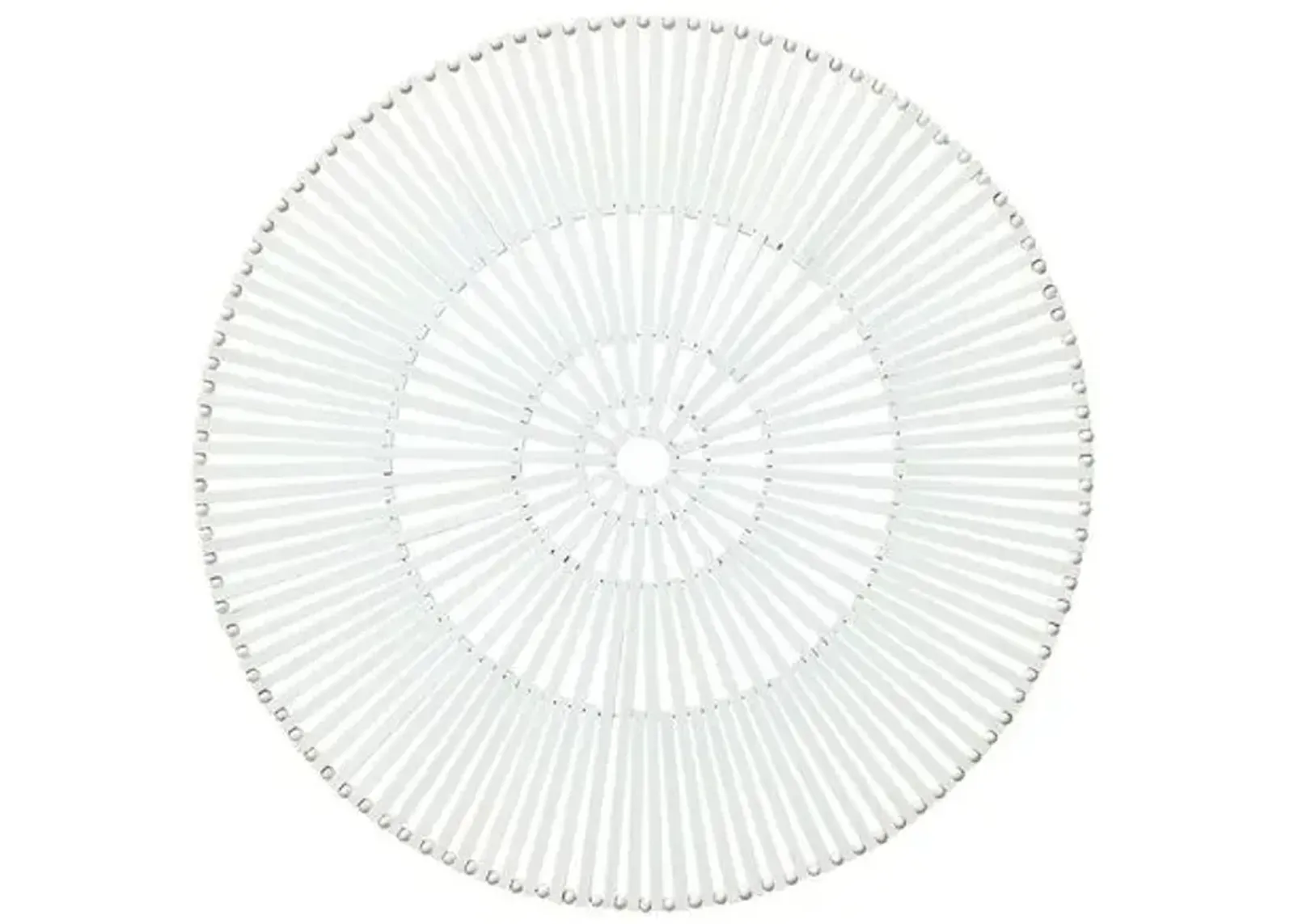 Set of 4 Spoke Placemats - Kim Seybert - White