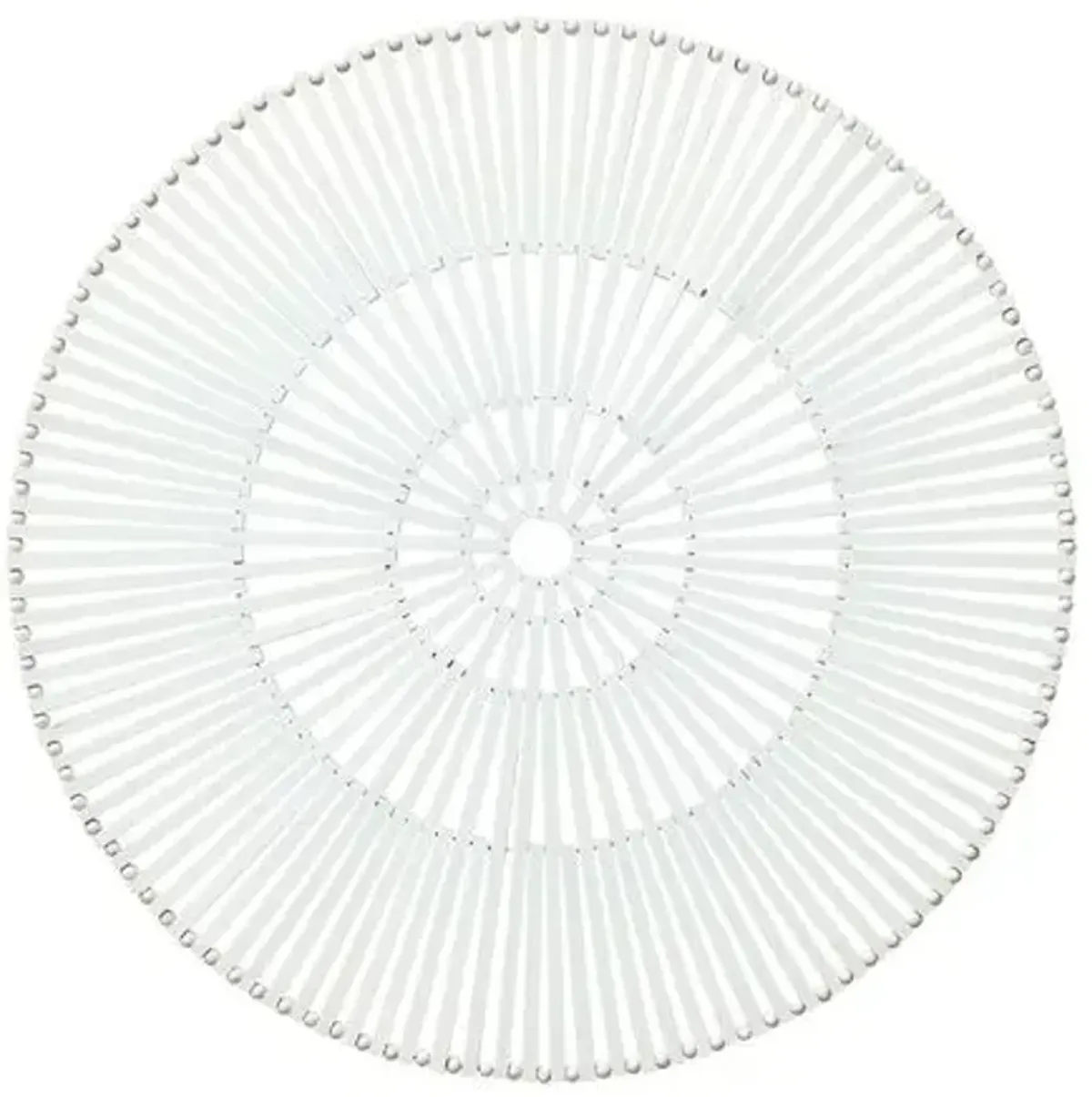 Set of 4 Spoke Placemats - Kim Seybert - White