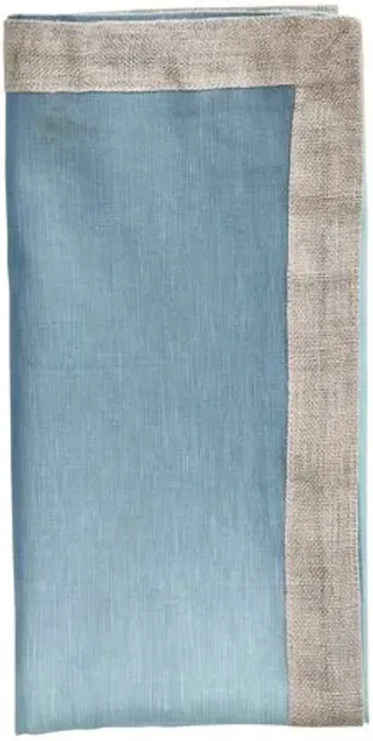 Set of 4 Dip Dye Napkins - Kim Seybert - Blue