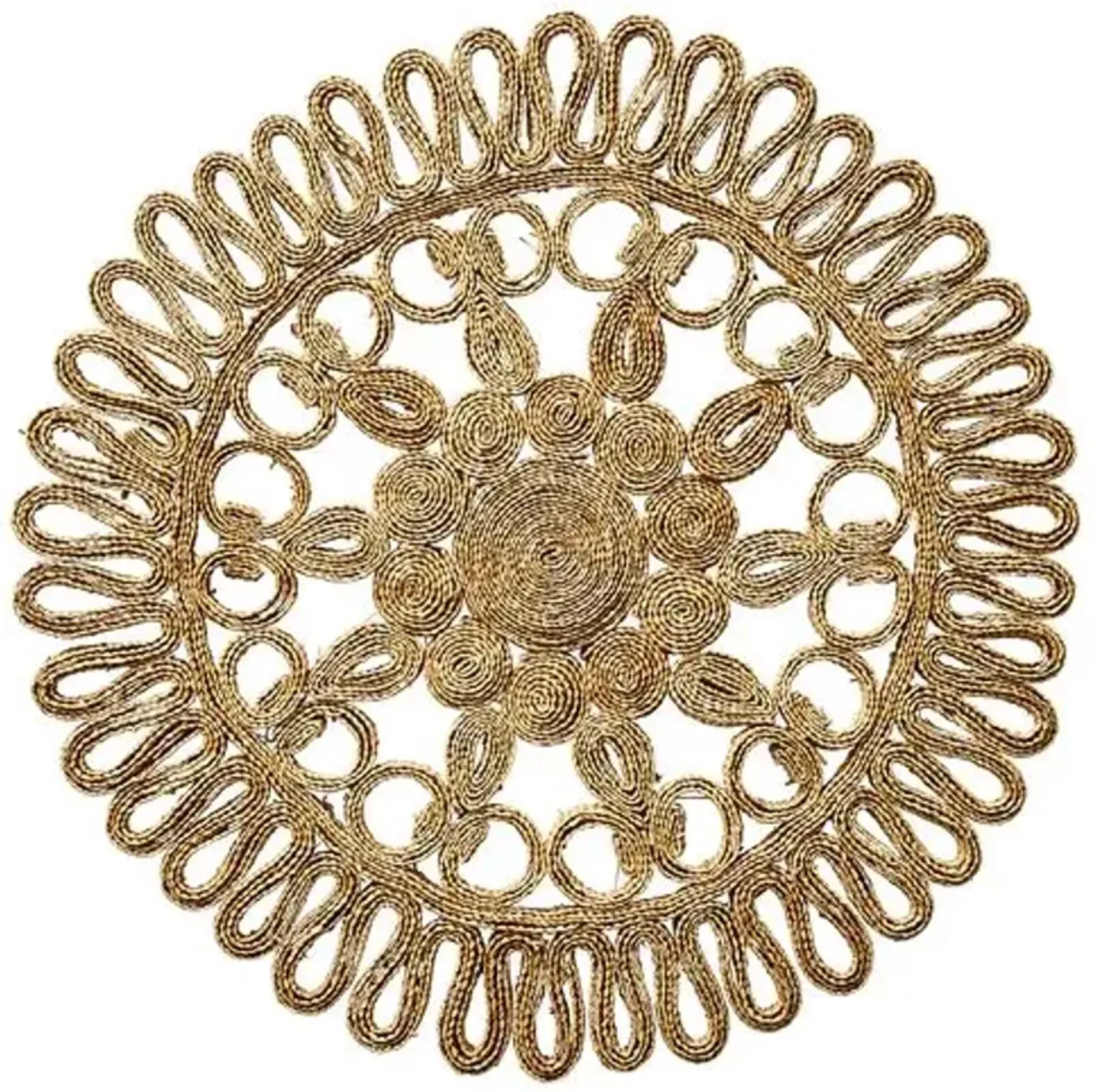 Set of 4 Boho Placemats - Natural - Kim Seybert - Beige