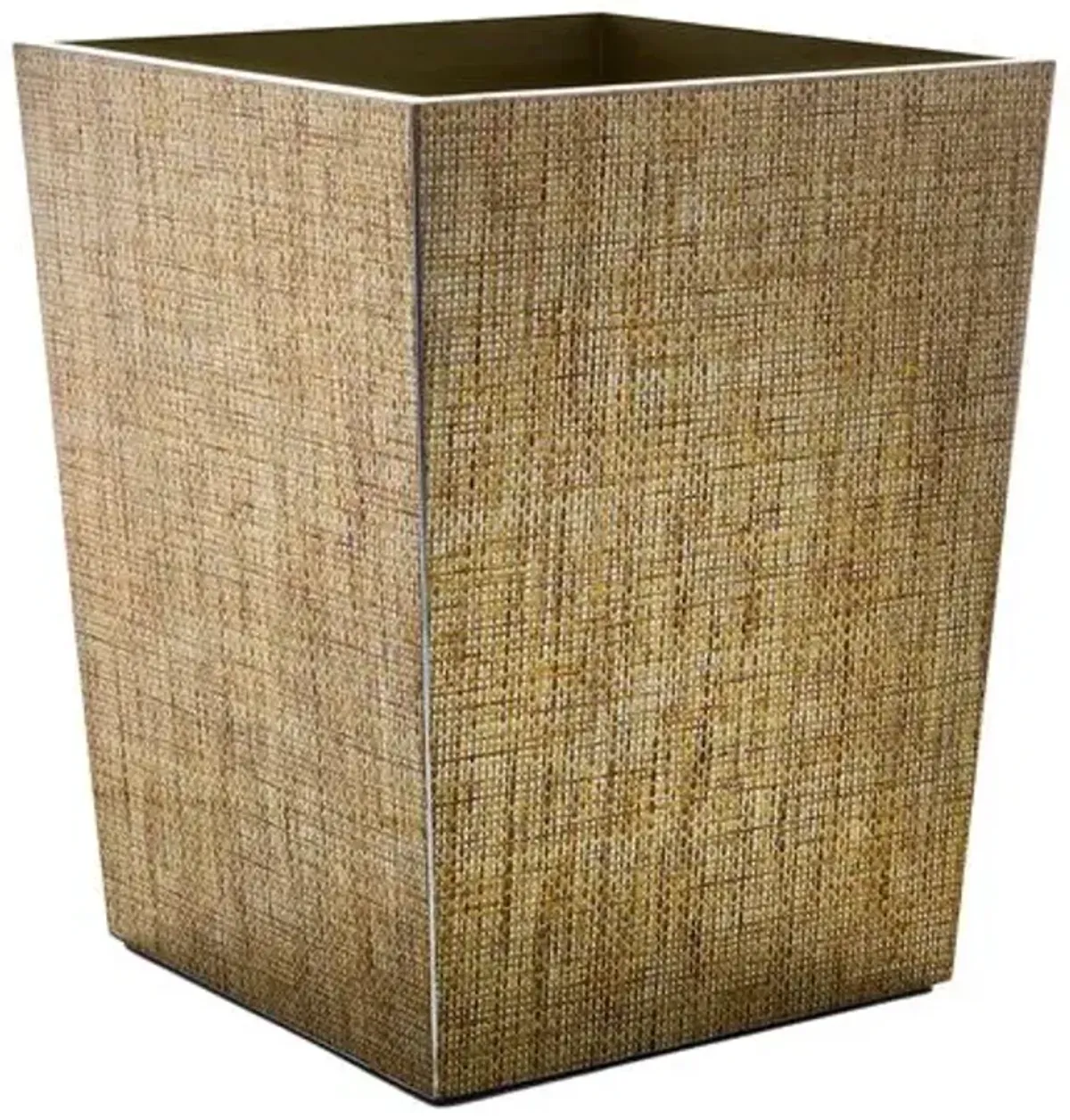 Angkor Waste Basket - Brown & Gold - Kim Seybert