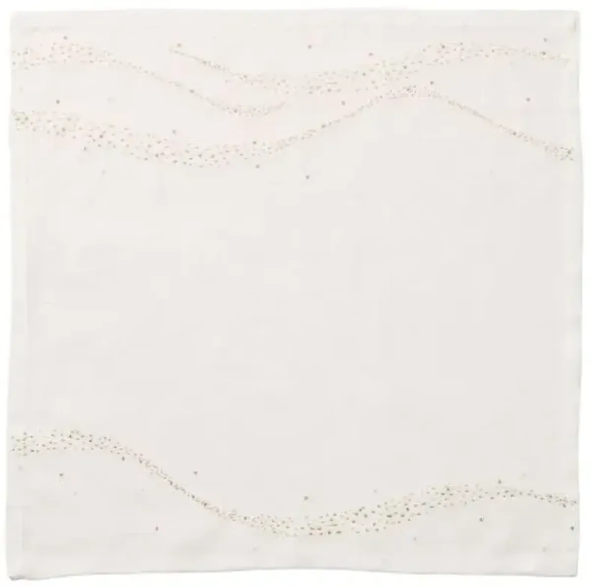 Set of 4 Star Spray Napkins - Kim Seybert - White