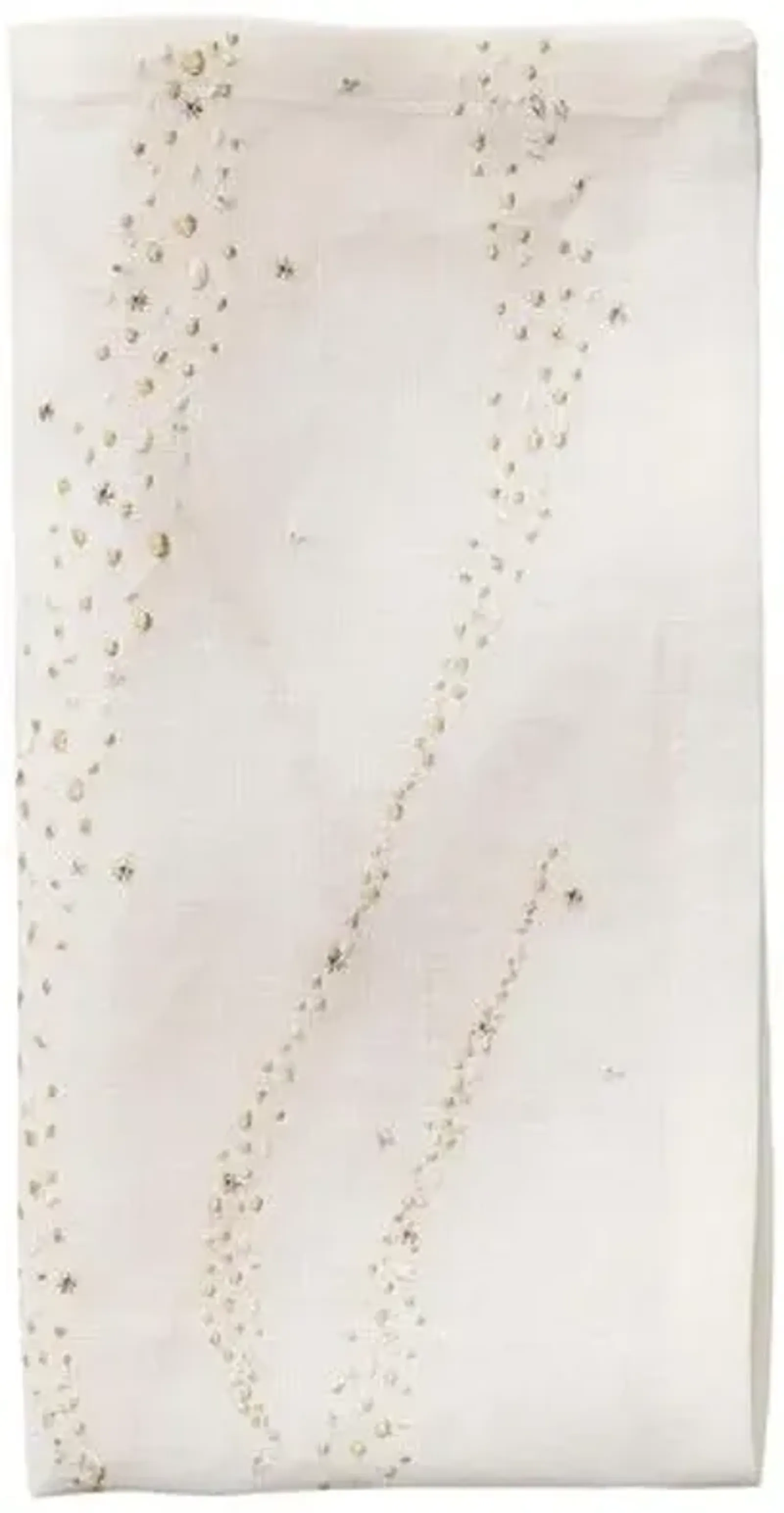 Set of 4 Star Spray Napkins - Kim Seybert - White