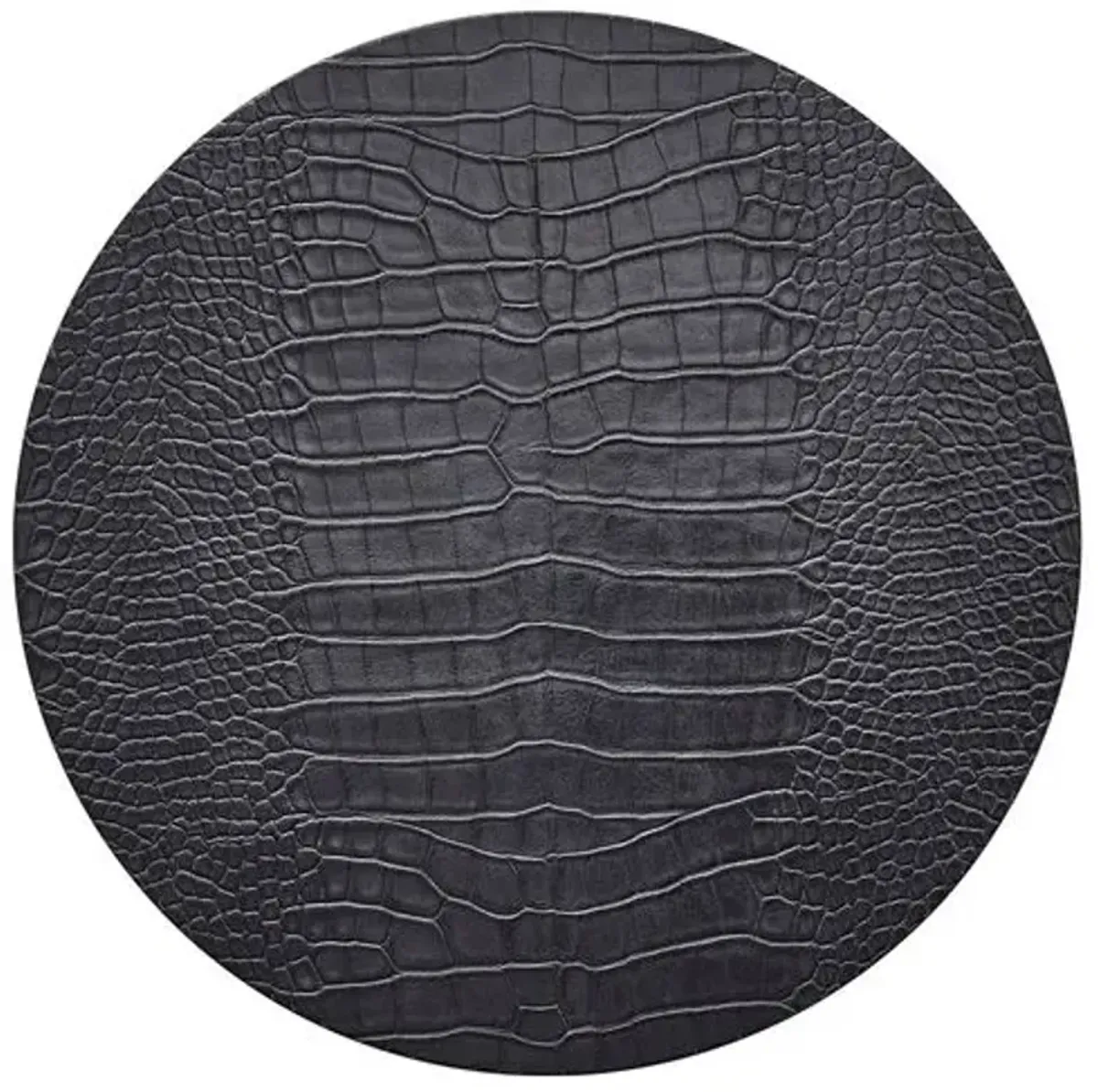 Set of 4 Croco Placemats - Kim Seybert - Gray