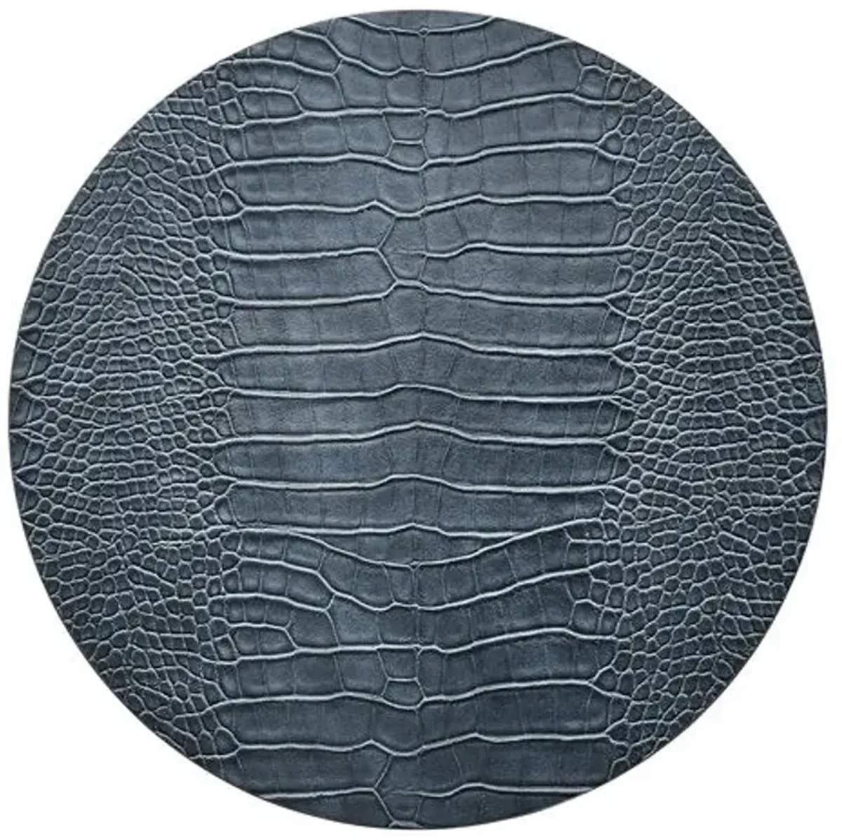 Set of 4 Croco Placemats - Kim Seybert - Blue