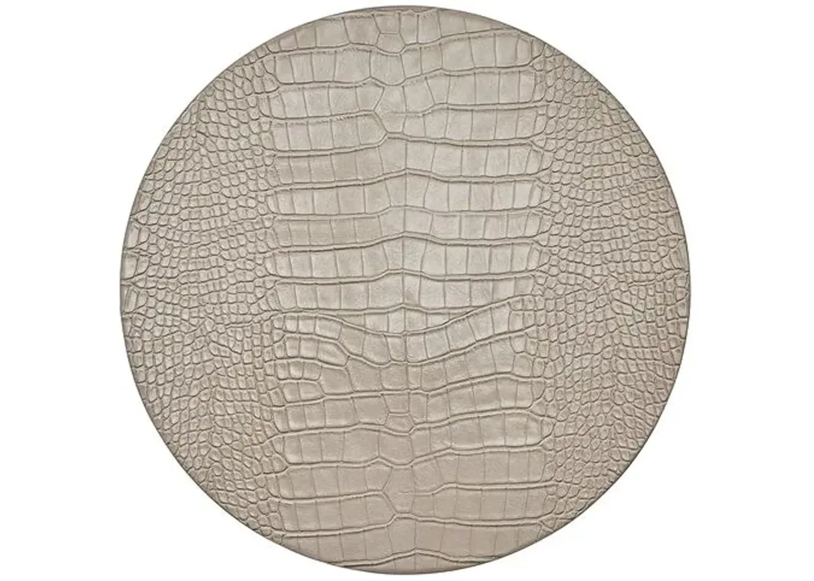 Set of 4 Croco Placemats - Kim Seybert - Beige