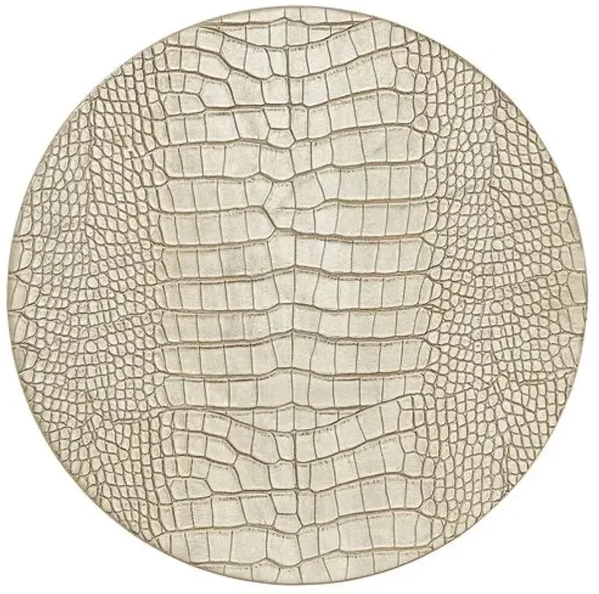 Set of 4 Croco Placemats - Kim Seybert - Gold