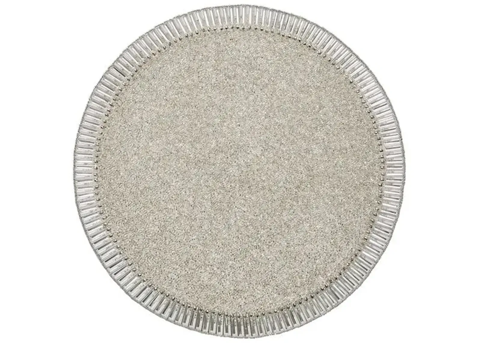 Set of 4 Bevel Placemats - Kim Seybert - Silver