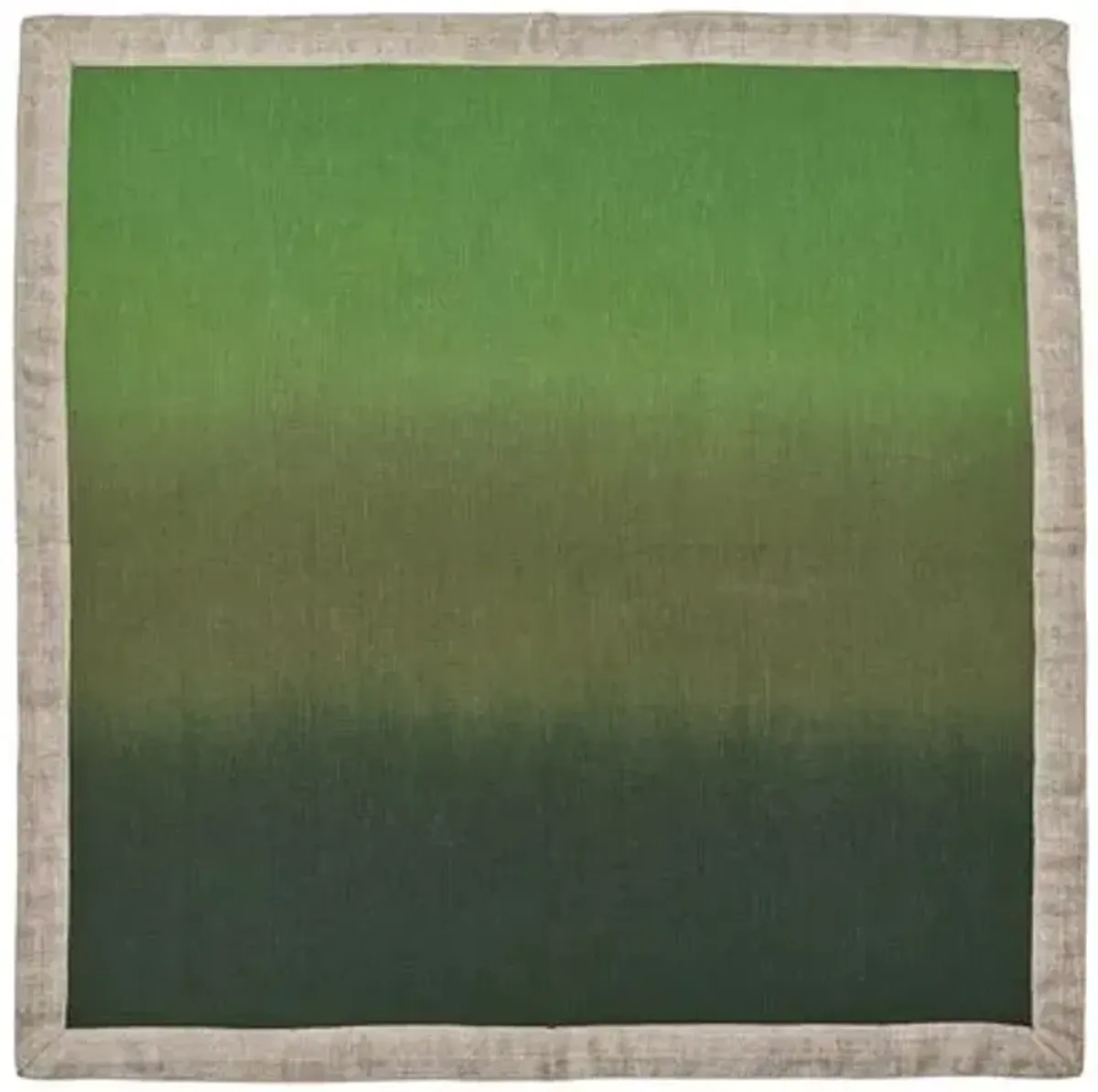 Set of 4 Dip Dye Napkins - Kim Seybert - Green