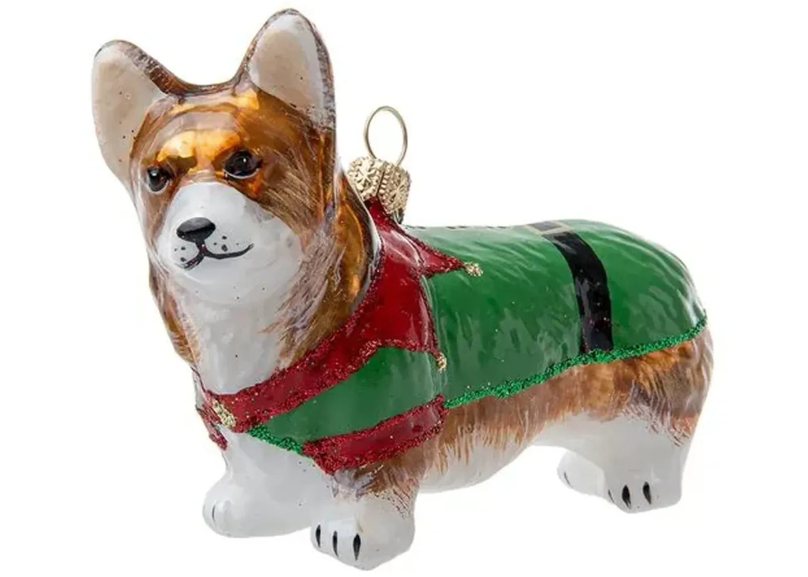 Pembroke Welsh Corgi in Christmas Pajamas - Multi