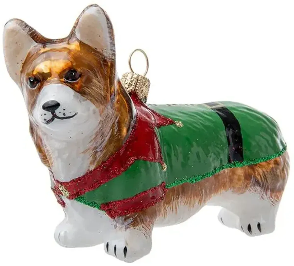 Pembroke Welsh Corgi in Christmas Pajamas - Multi