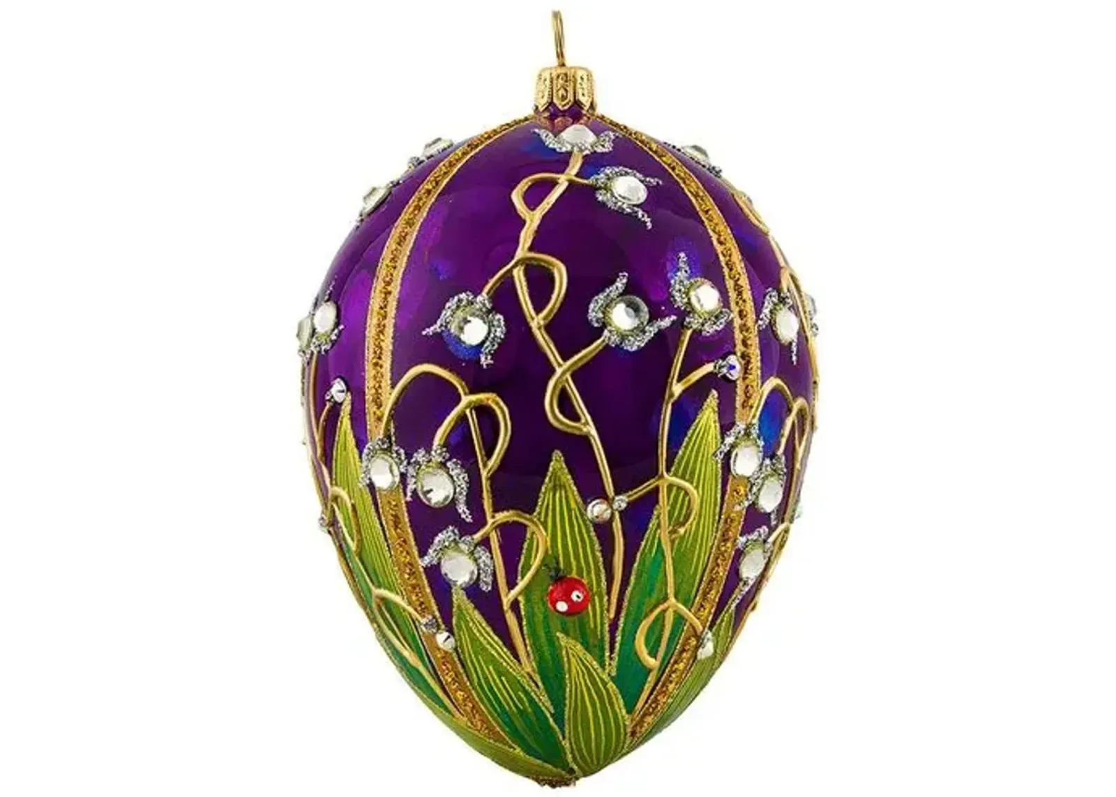 Ladybug Jeweled Egg - Multi