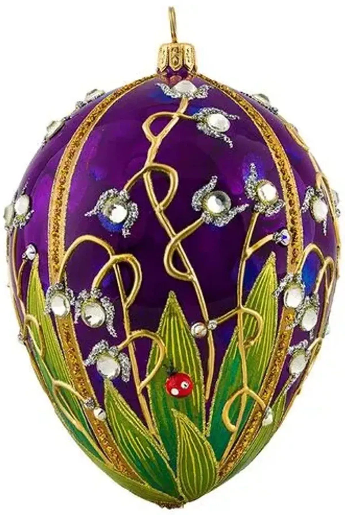 Ladybug Jeweled Egg - Multi