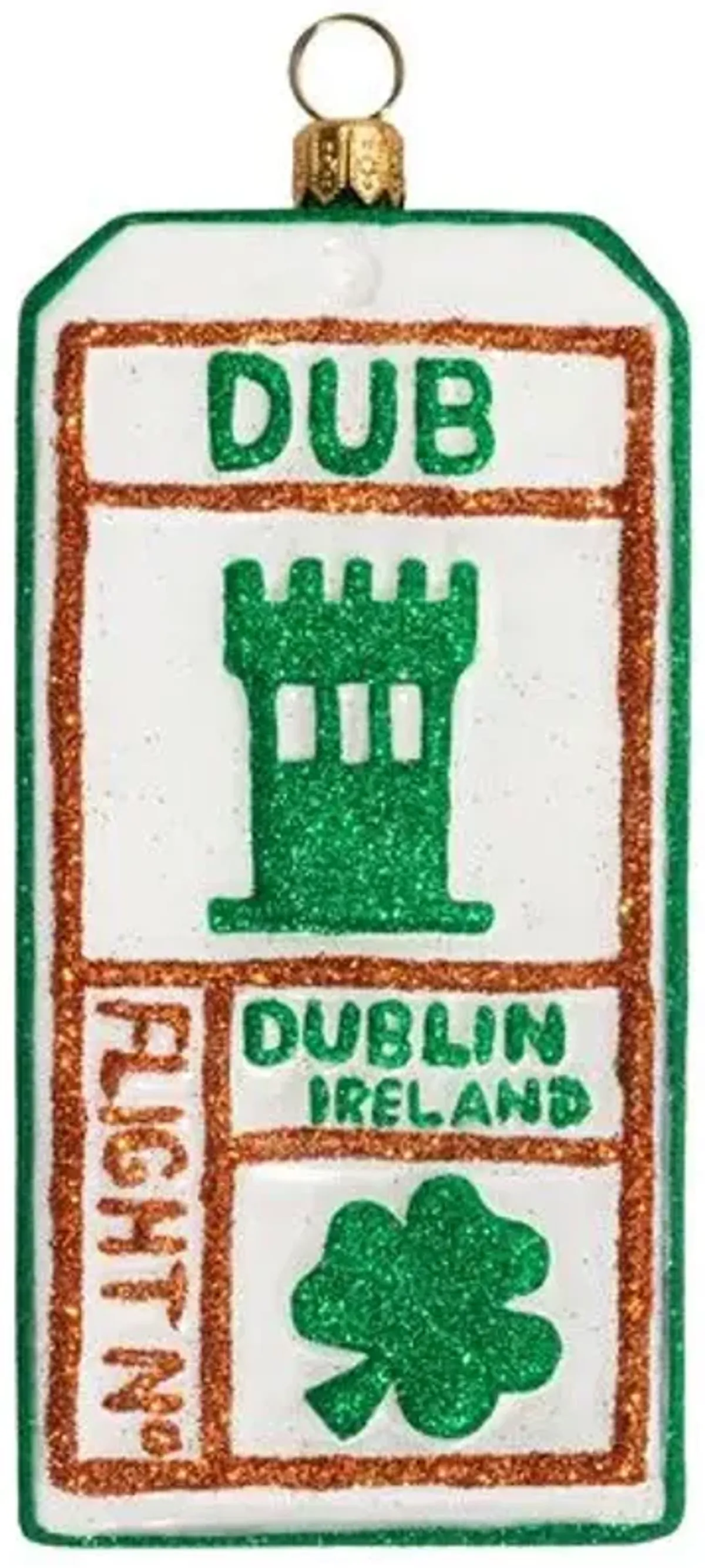 Dublin - Ireland Luggage Tag Ornament - Multi