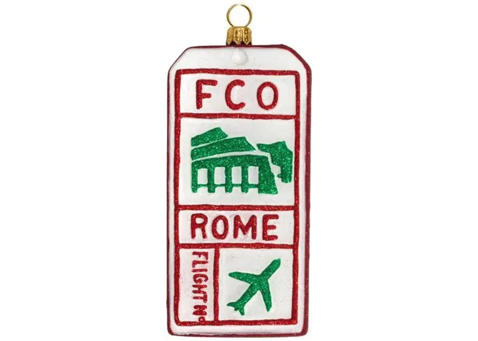 Rome - Italy Luggage Tag Ornament - Multi