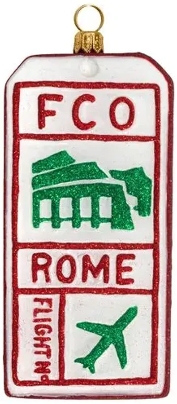 Rome - Italy Luggage Tag Ornament - Multi