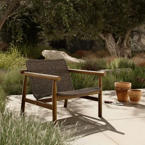 Dume Outdoor Chair - Amber Lewis x Four Hands - Brown