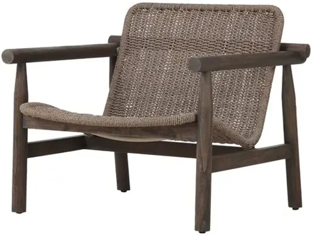 Dume Outdoor Chair - Amber Lewis x Four Hands - Brown