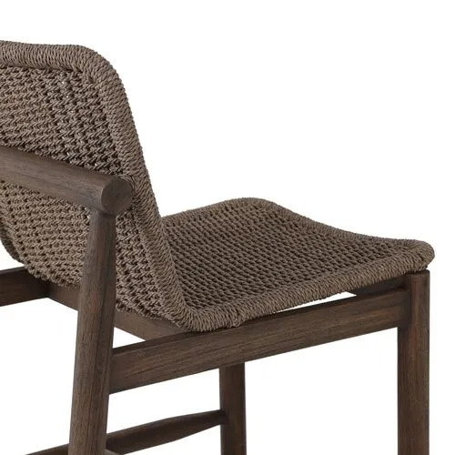 Dume Outdoor Dining Chair - Amber Lewis x Four Hands - Brown