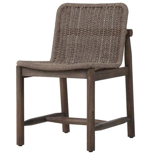 Dume Outdoor Dining Chair - Amber Lewis x Four Hands - Brown