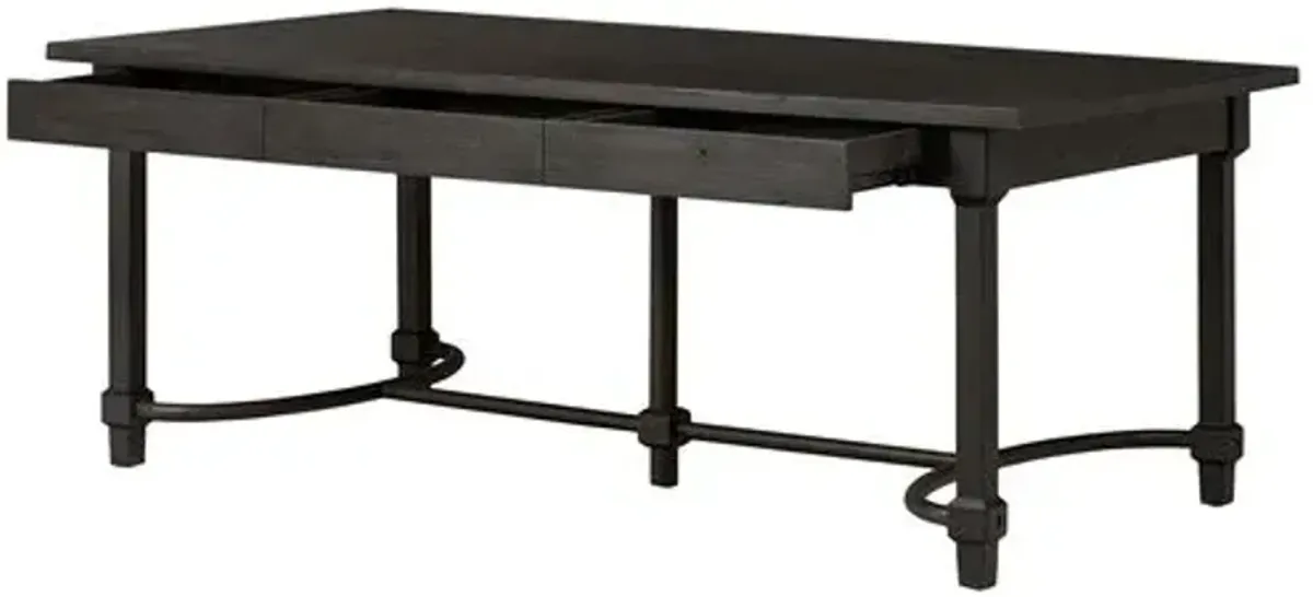 Edison Desk - Amber Lewis x Four Hands - Black