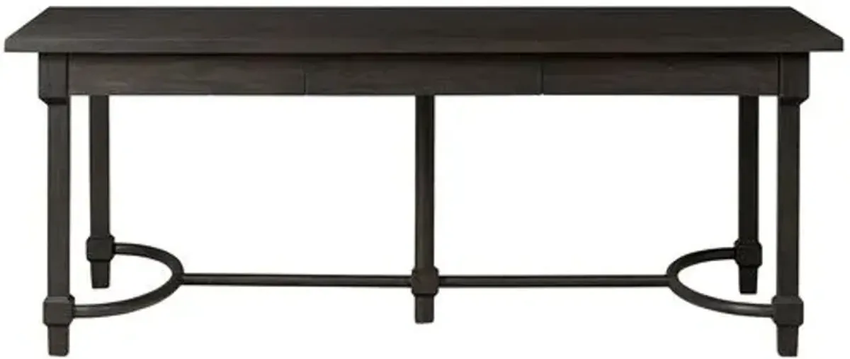 Edison Desk - Amber Lewis x Four Hands - Black