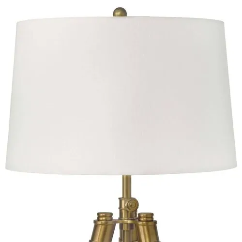 Brigitte Table Lamp - Natural Brass/Acrylic - Regina Andrew - Gold