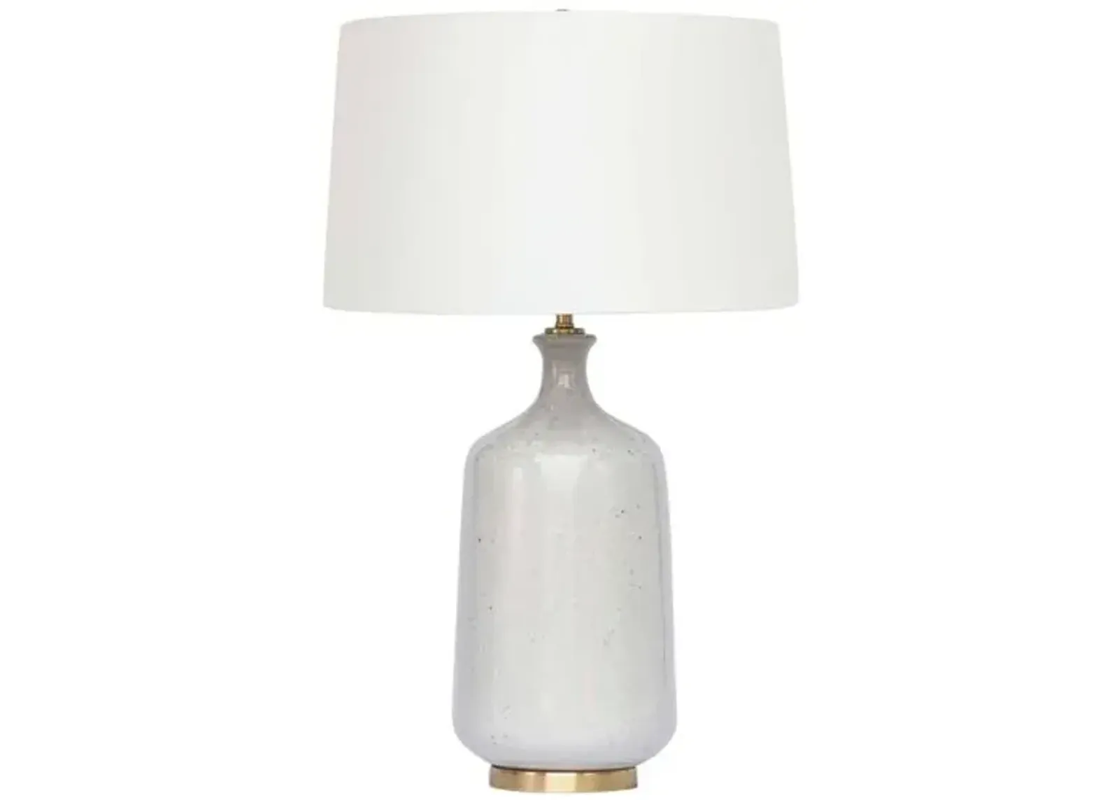 Glace Ceramic Table Lamp - White - Regina Andrew