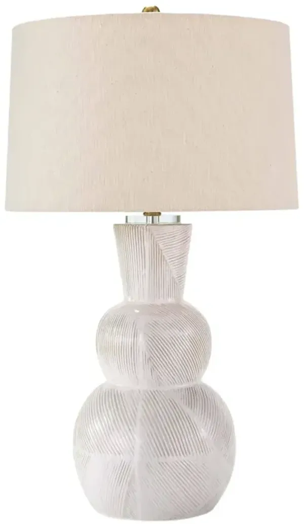 Hugo Ceramic Table Lamp - White - Regina Andrew