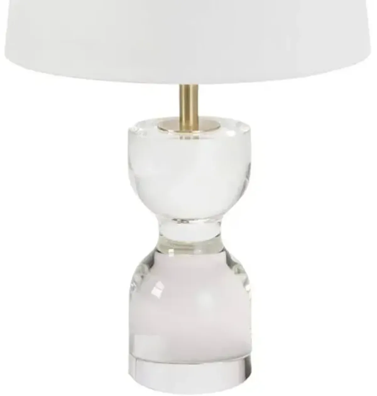 Joan Crystal Small Table Lamp - Clear - Regina Andrew