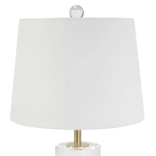 Joan Crystal Small Table Lamp - Clear - Regina Andrew