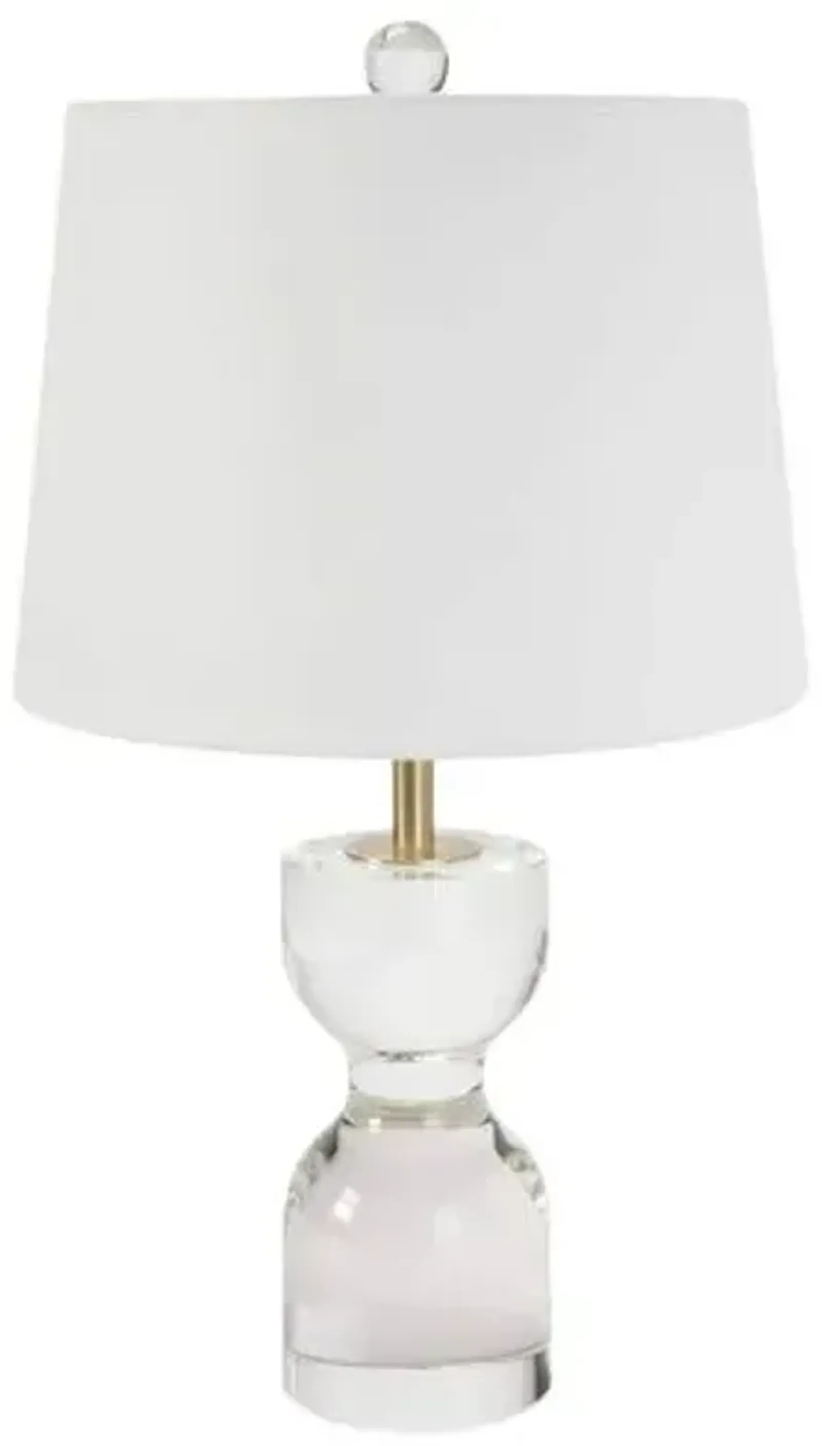 Joan Crystal Small Table Lamp - Clear - Regina Andrew